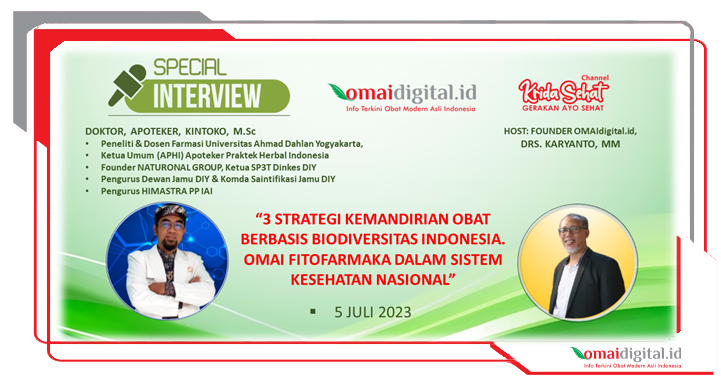 3 Strategi Kemandirian Obat Berbasis Biodiversitas Indonesia. OMAI Dalam Sistem Kesehatan Nasional 3 Strategi Kemandirian Obat Berbasis Biodiversitas Indonesia. OMAI Dalam Sistem Kesehatan Nasional