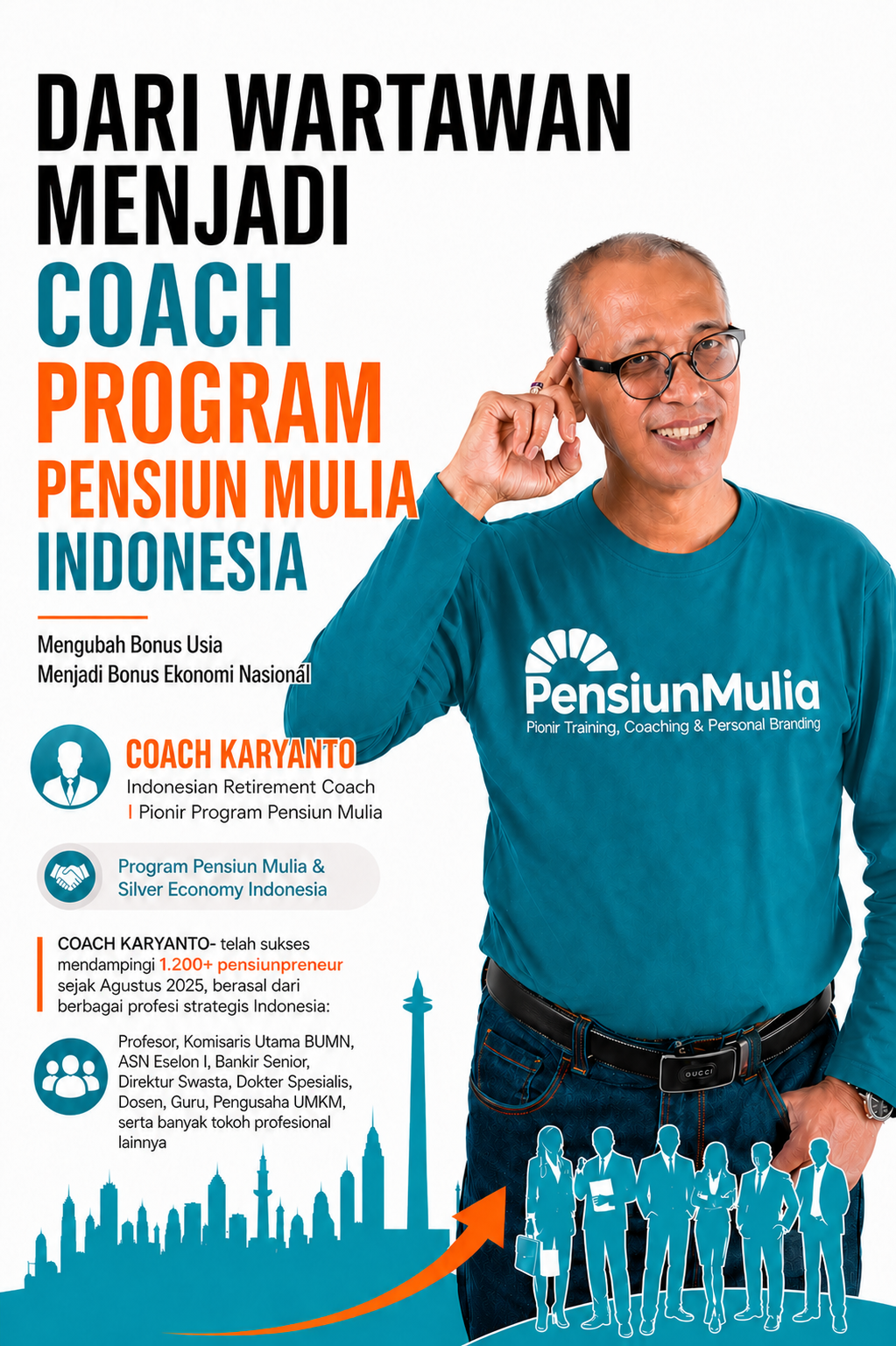 dari wartawan menjadi coach